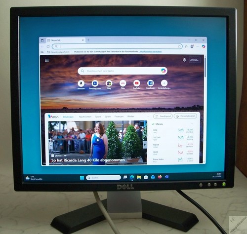 Dell e196fpf monitor - 19", vga