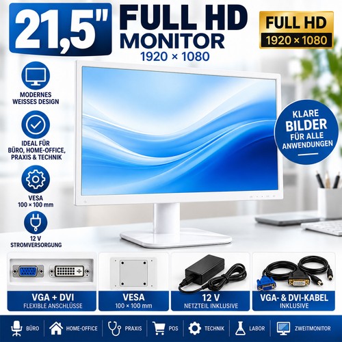 Full hd led monitor - 21,5",